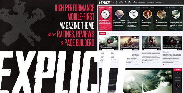 Explicit - High Performance Review Magazine Theme